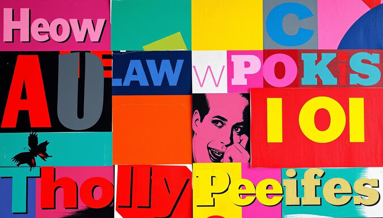 words pop art by andy worhol