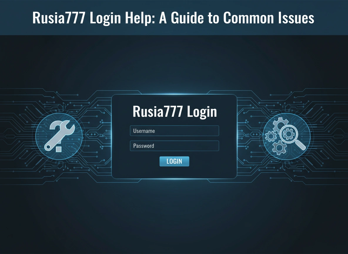 Rusia777 Login Help: A Guide to Common Issues