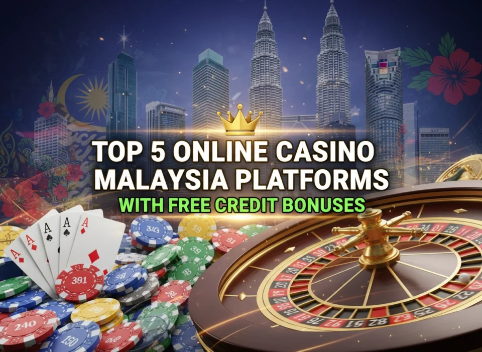 Top 5 Online Casino Malaysia Platforms with Free Credit Bonuses