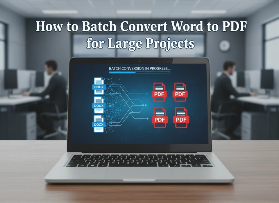 How to Batch Convert Word to PDF for Large Projects