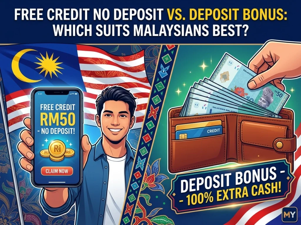 Free Credit No Deposit vs. Deposit Bonus: Which Suits Malaysians Best?