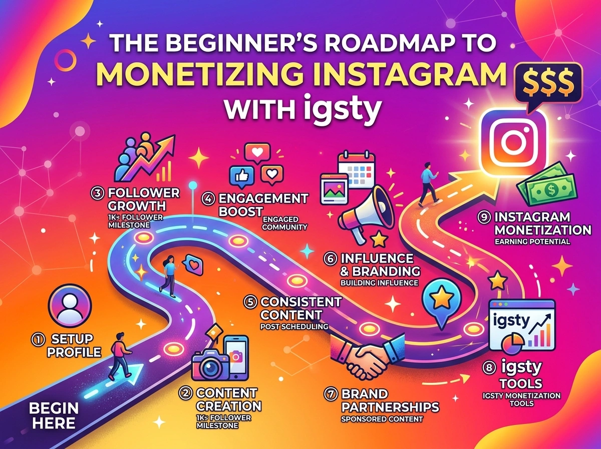 The Beginner's Roadmap to Monetizing Instagram With igsty